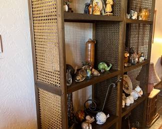 MCM Rattan Shelves