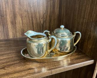 Creamer and sugar bowl