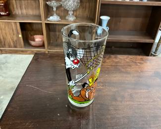 Tweety and Sylvester Glass