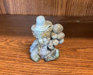 Mosser Niki the clown slag glass