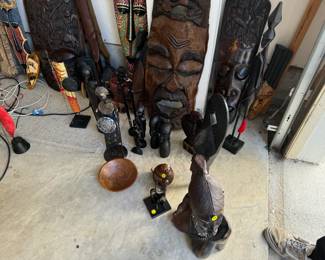 collection of African art, Tribal Masks and carvings