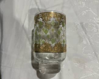 Culver Valencia 22K gold barware