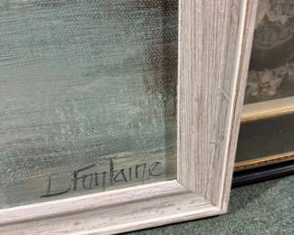 signed artwork Laura Fontaine...