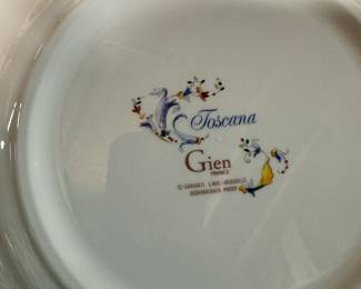 Gien Toscana dinnerware
