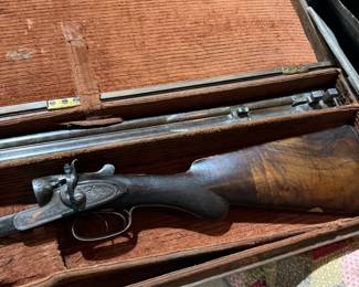 Antique J Williams London percussion shotgun