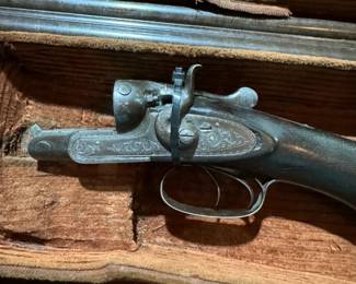 Antique J Williams London percussion shotgun