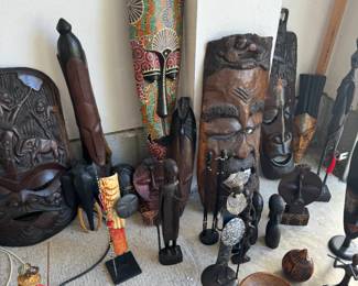 collection of African art, Tribal Masks and carvings
