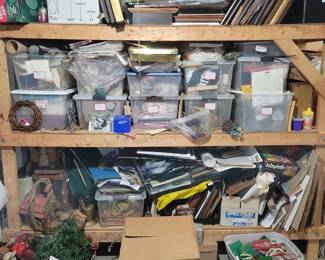 FULL GARAGE, FISHING, TOOLS, ETC