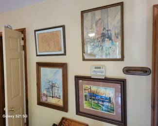LOCAL WATER COLORS, PRINTS
