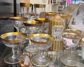 Vintage glassware
