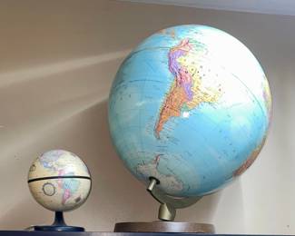 Vintage globes