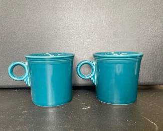 Vintage Fiestaware mugs set 6