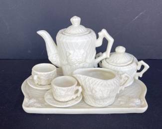 Vintage mini ceramic tea set 