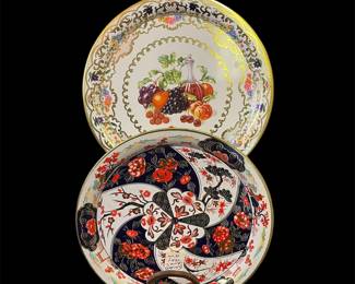 Dahr Decorated Ware metal decorative plates tray England vintage 