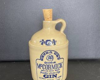 Vintage McCormick Distilling Co gin crock
