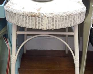 Vintage wicker table