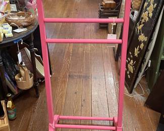 Wooden Pink Valet