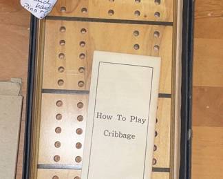 Vintage Cribbage game