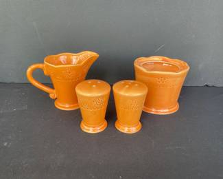 Vintage sugar, creamer, S&P set