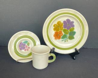 Vintage Franciscan Floral 1970’s 16pc dinnerware set 