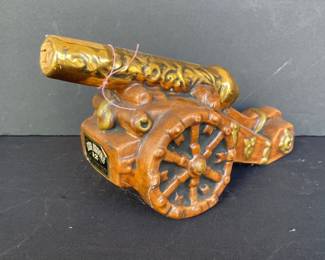 Vintage Ezra Brooks Canon Whiskey Decanter