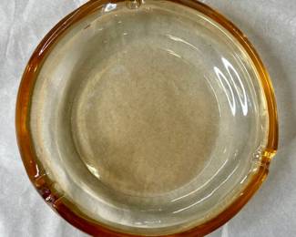 Opal glass ashtray vintage