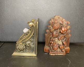 Carved Bookends