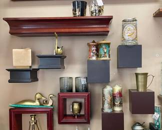 Wood shelving & display pieces