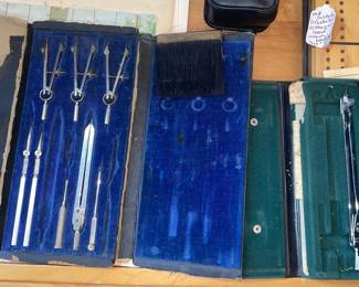 Vintage drafting tools