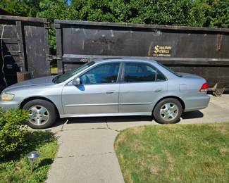 2002 Honda Accord EX Sedan 4D, V6 $5500