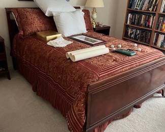 Queen Bed Frame (head/footboard), mattresses, box springs and frame. $500
