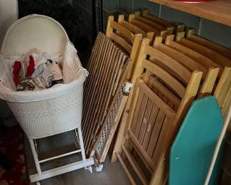 Wooden Folding Chairs - $40 Each 