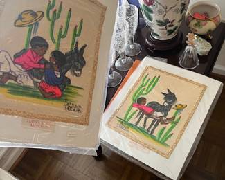 Folk Art - $40 for the pair. 