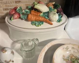 Glazed Ceramic Covered Dish - $40