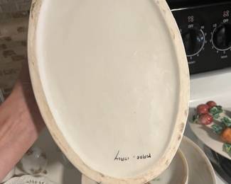 Glazed Ceramic Covered Dish - $40