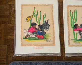 Folk Art - $40 for the pair. 