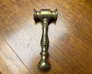 Brass Gavel - $20