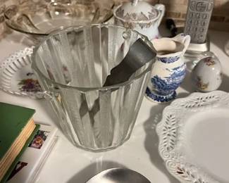 Ice Bucket w/ Tongs - $30