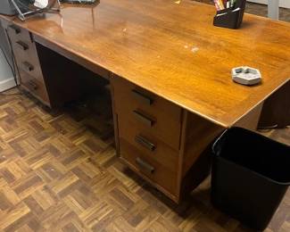 Make An Offer - MCM Executive Desk - No stairs for moving/loading. 