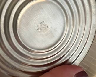 Web Pewter Weighted Candle Sticks - $10 for two. 