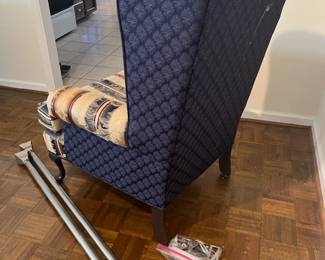 Arm Chair - $100 & Curtain Rods - $20