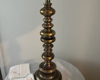 Heavy Brass Lamp - $75