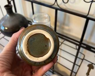 Stoneware Bud Vase - $20