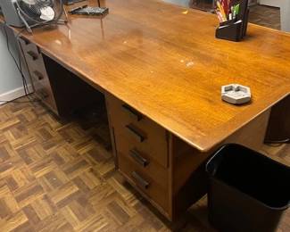 Make An Offer - MCM Executive Desk - No stairs for moving/loading. 