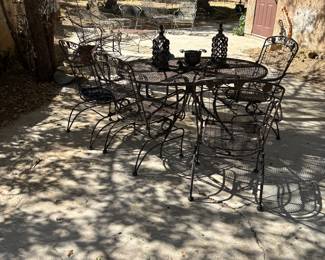 Patio table and chairs 