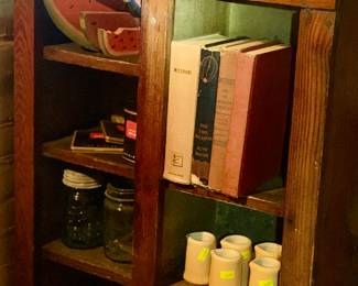 Cute primitive looking shelving 