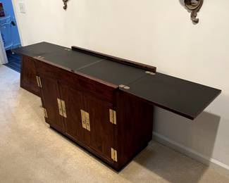 Henredon Fold Out Bar Cabinet 