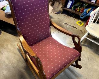 Victorian Gooseneck Rocking Chair 