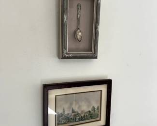 Framed Greenville Memorabilia 