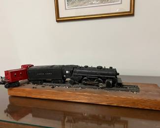 Lionel Train, mounted on board 